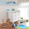 Relaxdays Aufbewahrungskorb für Kinder, Baumwollkorb Panda, Produktbild-Vorschau 2