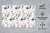 MuchoWow® Mauspad Mousepad Muster - Katze - Zitat - Rosa - Produktbild-Vorschau 3