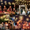 2x 200 LED świecących kulkowych lampek na baterie, wiszące Podgląd zdjęcia produktu 7