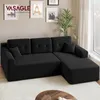 VASAGLE Modulares Sofa, Ecksofa mit Liege rechts, 242 cm Produktbild-Vorschau 2