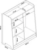 Armadio per bambini Vestnes con asta appendiabiti 90 x 80 x Anteprima dell’immagine prodotto 4