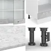 Eckküche Vicco R-Line Beton/Weiß 287 x 227 cm, AP Marmor, Produktbild-Vorschau 7