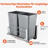 VEVOR wysuwany kosz na śmieci (27 Qt x 2), podwójny kosz na Podgląd zdjęcia produktu 4