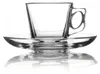12 er Set Espressotassen mit Untertertasse glasklar Serie Produktbild-Vorschau 4
