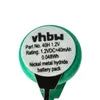 vhbw NiMH Ersatz Knopfzellen-Akku (40 mAh, 1,2 V, NiMH) Produktbild-Vorschau 5