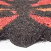 HOMESCAPES Paillasson coco orange papillon Voir les images du produit 3
