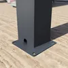 PRIMEYARD Pergola 3x4 m słupy aluminium z dachem z Podgląd zdjęcia produktu 12