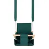 A baby swing seat with wooden bars and rope hangers, presented against a white background. Produktbild-Vorschau