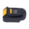 A black and yellow battery adapter is shown against a white background. Produktbild-Vorschau