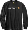 CARHARTT Bekleidung Carhartt Long-Sleeve Logo schwarz Black Produktbild-Vorschau 5