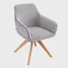 Židle HOMLA PESA v kombinované látce šedá 56x60x82 cm Náhled obrázku produktu 1