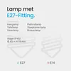 Modee LED Globelamp G80 E27 Helder - 4W 400lm 2700K - Productafbeelding-voorbeeld 5