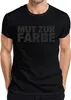 Mut zur Farbe Schwarzer Humor Witz Sarkasmus Herren Produktbild-Vorschau 1