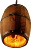 Rustykalna drewniana lampa wisząca w kształcie korka od Podgląd zdjęcia produktu 7