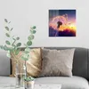 DEQORI Glasbild Echtglas 30x30 cm 'Pusteblume im Produktbild-Vorschau 3