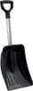 A black and silver snow shovel against a white background. Náhled obrázku produktu