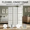 Homestyle4u Paravent priestorový delič 3-dielny drevený Náhľad obrázku produktu 14