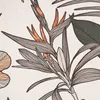 SCHÖNER LEBEN. Kissenhülle Retro Blätter Blumen weiß orange Produktbild-Vorschau 4