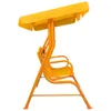vidaXL Altalena hollywood per bambini giallo 115 x 75 x 110 Anteprima dell’immagine prodotto 2