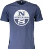 Herren Blaues Kurzarm T-Shirt mit Logo & Rundhalsausschnitt Produktbild-Vorschau 1
