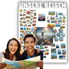Anwicar Magnettafel Unsere Reisen - Vertikal 100x80 cm - Produktbild-Vorschau 1