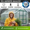 BRAST Gewächshaus Aluminium mit Fundament | 130x190x195cm Produktbild-Vorschau 3