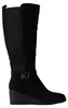 Stiefel mit Reißverschluss, Keilabsatz, runder Schuhspitze, Produktbild-Vorschau 2