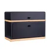 Czarny chlebak Pojemnik na chleb Chlebak czarna 38x28x18 cm Podgląd zdjęcia produktu 4
