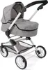 Fides Kombi Puppenwagen grau für Puppen 3in1 - Grau Produktbild-Vorschau 9