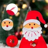 A collage of images showing parts of a Santa Claus themed advent calendar. Produktbild-Vorschau