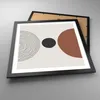 Gerahmtes Poster - Schwarzer Rahmen - Figuren Formen Produktbild-Vorschau 3