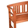 Panchina HARLAND con rosa - 3 posti / 157 cm - eucalipto Anteprima dell’immagine prodotto 5
