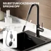 CECIPA max Wasserhahn Küche Schwarz, Hochdruck mit Brause Produktbild-Vorschau 13