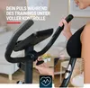 Hop-Sport Heimtrainer Fahrrad Spark Silber für Zuhause Produktbild-Vorschau 5