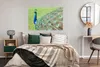 MuchoWow® Poster Pfau - Vogelmuster 120x90 cm - Wandbild Produktbild-Vorschau 4