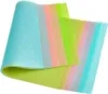 A stack of colorful, textured mats. Produktbild-Vorschau