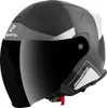 Bogotto H586 Casco jet City-B, nero opaco/grigio/bianco, L Anteprima dell’immagine prodotto 6