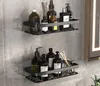 Koupelnová police 2 ks - černá Náhled obrázku produktu 6