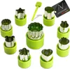 AVANA 9 pièces en acier inoxydable emporte-pièces légumes Voir les images du produit 1