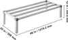 VEVOR Aluminium-Stauregal, 48 x 20 Zoll kommerzielles Produktbild-Vorschau 8