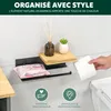 Porte-papier toilette Eluno VARAZ à 2 étagères, Voir les images du produit 5