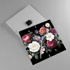 Wanduhr - Quadrat - Glasuhr - Blumen Blumenstrauß Produktbild-Vorschau 2
