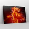 Bild auf Leinwand - Leinwandbild - Frau Flammen Produktbild-Vorschau 4