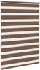 vidaXL Doppelrollo Braun 105x150 cm Stoffbreite 100,9 cm Produktbild-Vorschau 2