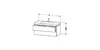 Waschtischunterbau L-CUBE m WT Vero Air 500x800x480mm o HL Produktbild-Vorschau 3