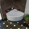 ECOLAM Baignoire d'angle BALA 120 x 120 cm + Garniture Voir les images du produit 3