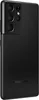 A black Samsung Galaxy S21 Ultra 5G smartphone shown from a rear, diagonal angle. Produktbild-Vorschau