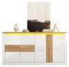 Mobile contenitore, 140x35x70 cm, in MDF, con 4 ante, Anteprima dell’immagine prodotto 19