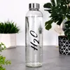 Dekoracyjna butelka na wodę 700 ml ze stalową pokrywką i Podgląd zdjęcia produktu 2