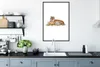 MuchoWow® MuchoWow® Gerahmtes Poster Tiger - Bild - Gras Produktbild-Vorschau 4